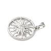 Brass Micro Pave Cubic Zirconia Pendants LS-KK-F914-02B-P-2