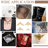 100Pcs 4 Styles Iron Filigree Joiners Links IFIN-PH0002-32-5
