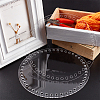 Transparent Acrylic Weaving Board DIY-PH0026-82-6