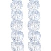 Electroplate Baking Paint Transparent Glass Beads Strands GL-CBA17FF-02F-2