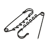 304 Stainless Steel Safety Pins Brooch Findings STAS-C181-01D-B-3