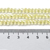 Electroplate Glass Bead Strands X-EGLA-R015-4mm-26-3