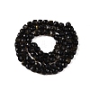 Natural Golden Sheen Obsidian Beads Strands G-N342-110-2