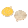 Alloy Enamel Pendants PALLOY-S192-03G-05-2