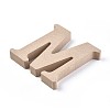 Letter Unfinished Wood Slices DIY-WH0162-62M-2