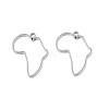 Non-Tarnish Africa Map 201 Stainless Steel Connector Charms STAS-T063-168P-2