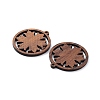 Walnut Wood Laser Cut Pendants WOOD-Q051-05C-2