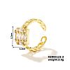 Chic Geometric Brass Ring YF4313-3-1