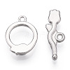 Non-Tarnish 304 Stainless Steel Toggle Clasps STAS-A092-05P-1-3