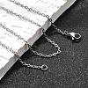 Tarnish Resistant 304 Stainless Steel Women Chain Necklaces X-NJEW-C079-01C-4