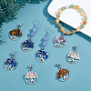 SUPERFINDINGS 32Pcs 4 Style Alloy European Dangle Charms G-FH0001-48-2