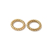 304 Stainless Steel Twisted Ring Linking Rings STAS-L300-005C-G-1