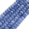 Faceted Dyed Natural White Jade Beads Strands GG-CBAE966-01B-O-2