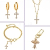 20Pcs 5 Styles Golden Alloy Pendants ENAM-CJ0005-42-7