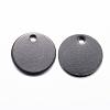 304 Stainless Steel Stamping Blank Tag Charms STAS-H383-04-2