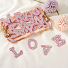 Alphabet Resin Rhinestone Patches DIY-TAC0005-45E-14