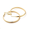 Rack Plating Brass Huggie Hoop Earrings EJEW-P226-18A-G-2