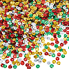 160G 4 Colors Plastic Paillette Beads PVC-DC0001-08-1