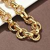 304 Stainless Steel Rolo Chain Bracelets for Women BJEW-S176-01G-B-2