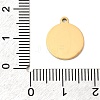 Natural White Shell Flat Round Charms STAS-P431-29G-01-3