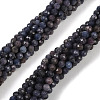 Natural Sapphire Beads Strands G-G204-A01-3.5mm-1
