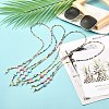 Glass Seed Beads Eyeglasses Chains AJEW-EH00383-2