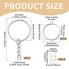 5Pcs 304 Stainless Steel Open Back Bezel Pendants STAS-TAD0001-01E-3