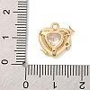 Brass Micro Pave Cubic Zirconia Pandents KK-U042-20G-3