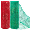 2 Rolls 2 Colors Plastic Veil Netting DIY-BC0012-99-1