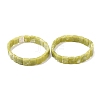 Natural Lemon Jade Faceted Beaded Stretch Bracelets for Women BJEW-K251-08B-4