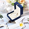 1Pc PU Leather Jewelry Bangle Gift Storage Boxes CON-BBC0001-06-4