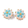 Baking Paint Glass Enamel Beads LAMP-S080-03G-1