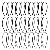 30Pcs 3 Styles Hair Accessories Iron Hair Band Findings OHAR-TA0001-08B-2