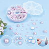 1Box ABS Plastic Imitation Pearl Dome Cabochons SACR-PH0001-11-3