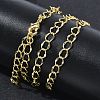 4MM Brass Twisted Dapped Chain Necklaces for Women KK-CBA4FD4-13G-3
