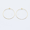 Long-Lasting Plated Brass Hoop Earrings Findings LS-KK-K204-179G-NF-1