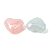 UV Plating Opaque Acrylic Beads X-OACR-G058-16A-2