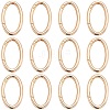 20Pcs Alloy Spring Gate Rings PALLOY-SC0010-53B-G-1