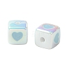 10Pcs Opaque Acrylic Enamel Beads ACRC-FS0001-02C-2