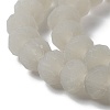 Imitation Jade Solid Color Glass Beads Strands LS-EGLA-A034-J6mm-MD10-4
