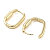 Brass Oval Hoop Earrings for Women EJEW-F347-02G-01-2