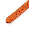 Leather Textured Watch Bands AJEW-K232-01G-06-4