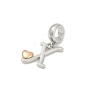 Brass European Dangle Charms KK-Z097-01X-GP-2