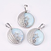 Opalite Pendants G-P373-G016-1