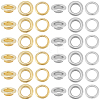 200Pcs 2 Colors Iron Grommet Eyelet Findings IFIN-GF0001-59D-1