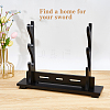 3-Tier Wooden Sword Katana Holder Stands ODIS-WH0081-11A-5