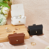 PU Imitation Leather Wedding Ring Pouch ABAG-WH0038-45C-5