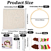 DIY Punch Needle Embroidery Starter Kits for Beginners DIY-WH20013-88B-2