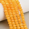 Faceted Dyed Natural White Jade Beads Strands GG-CBAE966-01A-C-1