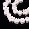 Handmade Polymer Clay Bead Strands CLAY-N011-48A-15-3